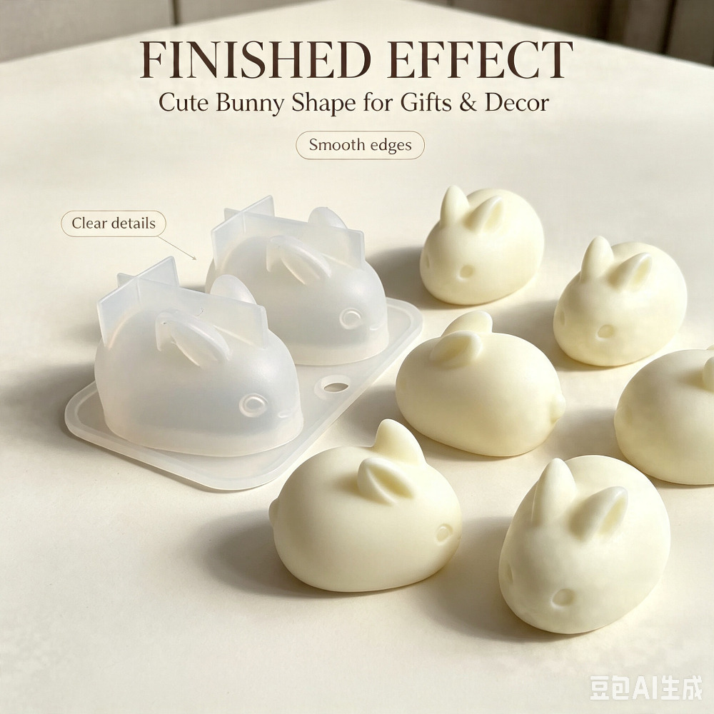Soap Making Activity - 3D Mini Konijn Siliconen Mal Food