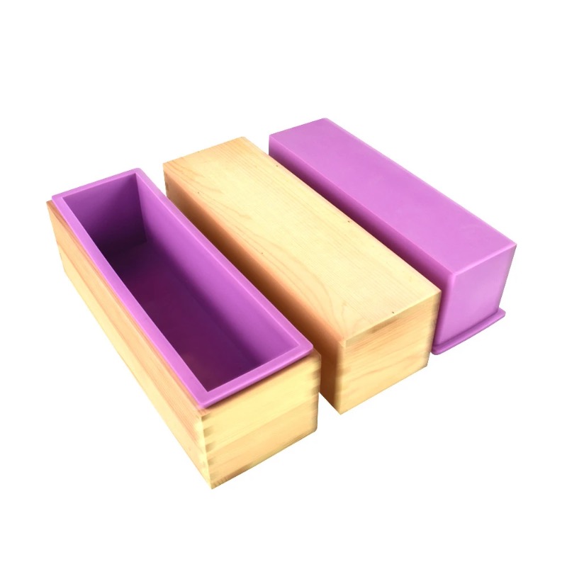 Soap Making Books - Flexibele siliconen zeepvorm rechthoekig broodvormig ontwerp