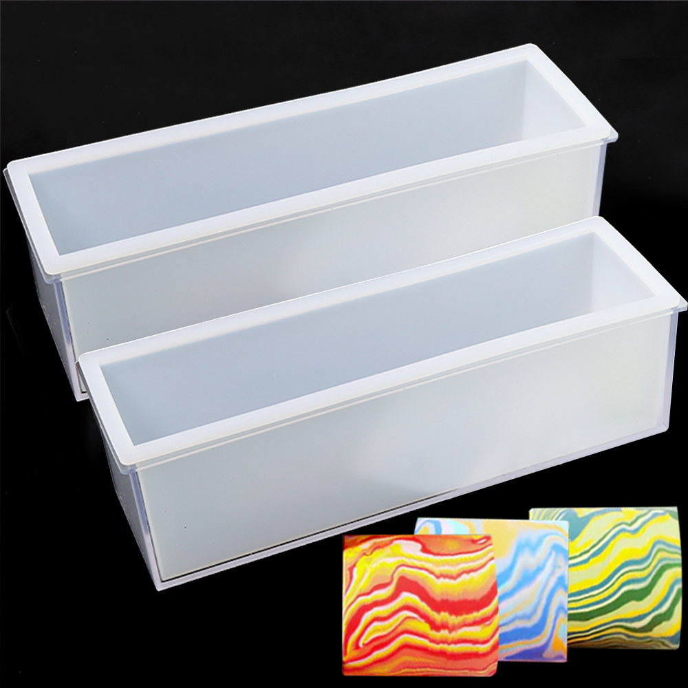 Soap Making Books - 1.2l Rechthoek Transparantie Plastic Doos Siliconen