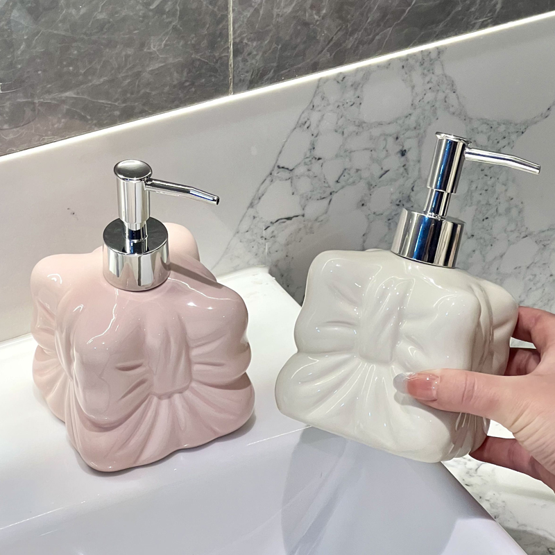 Soap Making Jug - Leuke Bow Press Gescheiden Keramische Fles