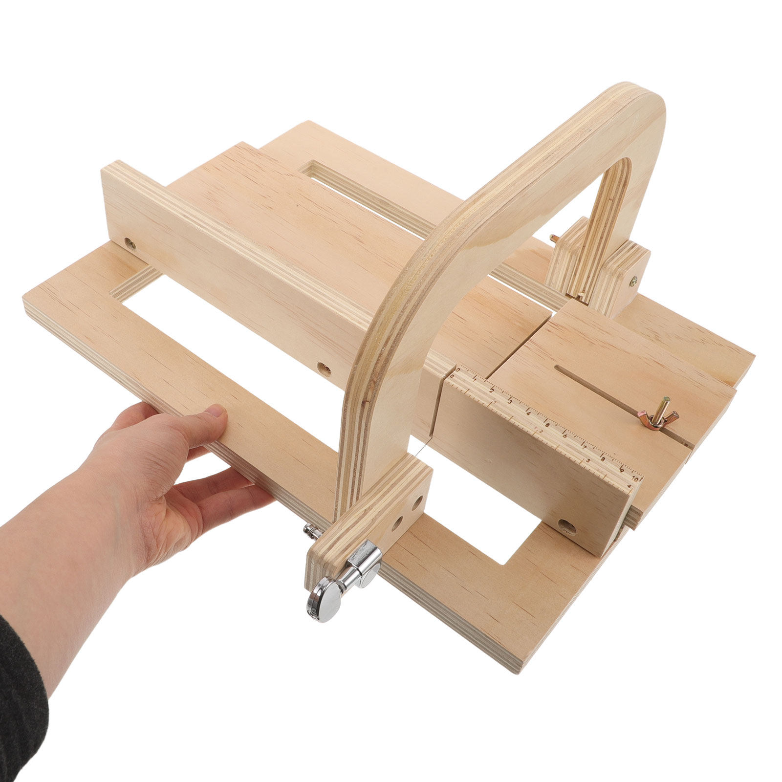 Soap Cutter Wire - Verstelbare houten zeepblok snijder met metalen