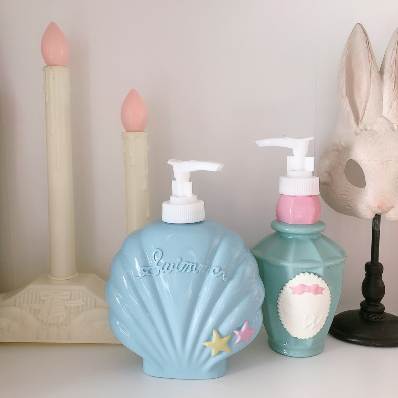 Soap Making Jug - 250/350Ml Shell Vorm Draagbare Pompen Zeepdispenser