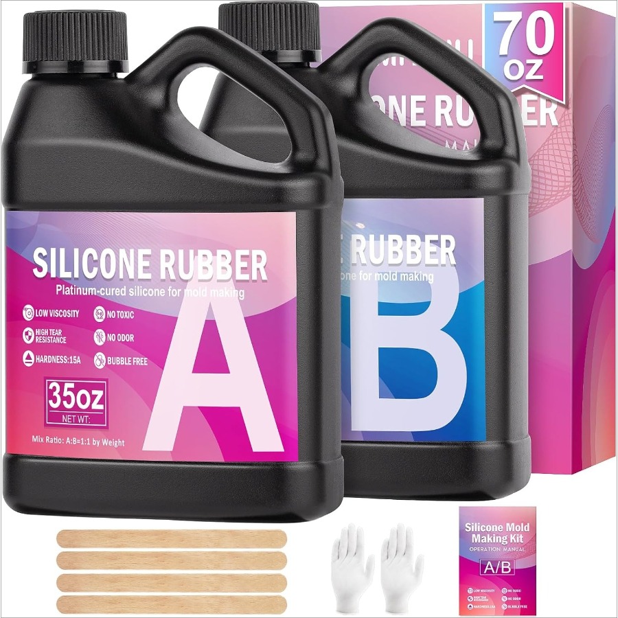 Soap Making Name - Siliconenmalset, 38,8 oz (15A) elastische vloeibare