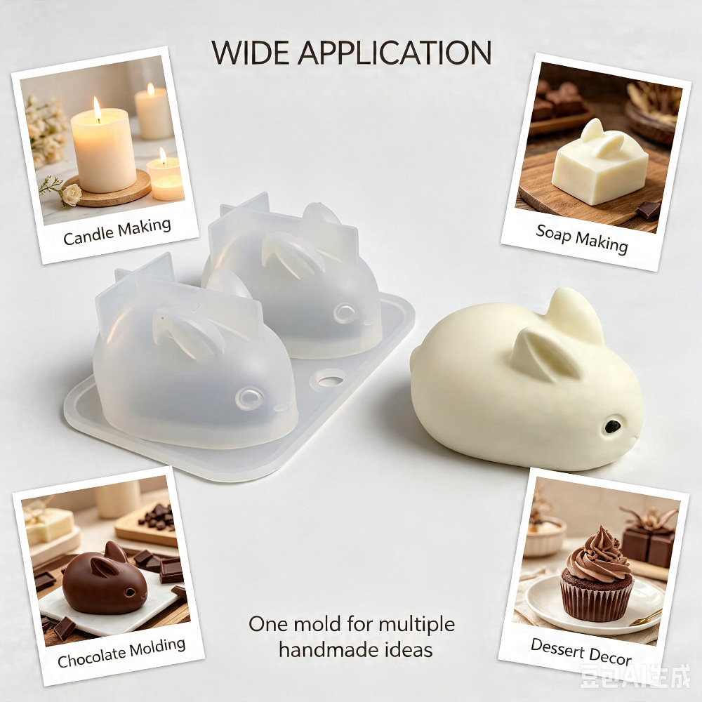 3D Mini Konijn Siliconen Mal F - Soap Making Activity recensie en prijs