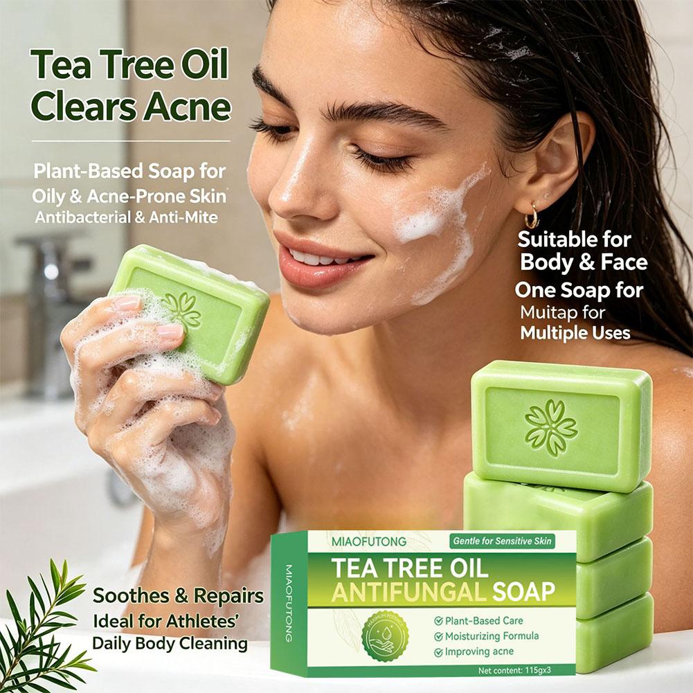 3 stuks Tea Tree Oil Soap Bar  - Soap Making Fragrance Oil recensie en prijs