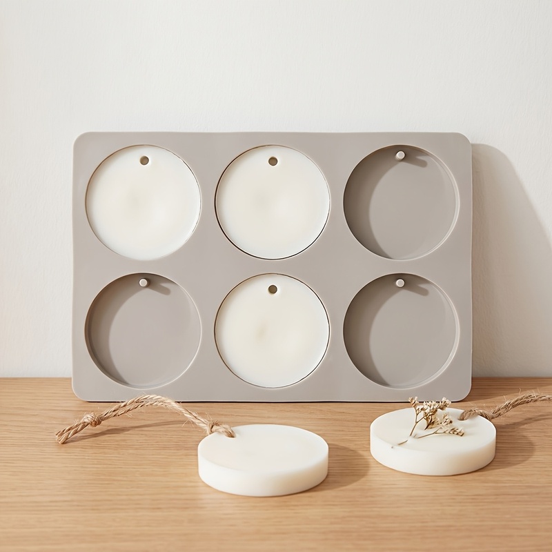 6-holtes ronde tag siliconenma - Soap Making Activity recensie en prijs