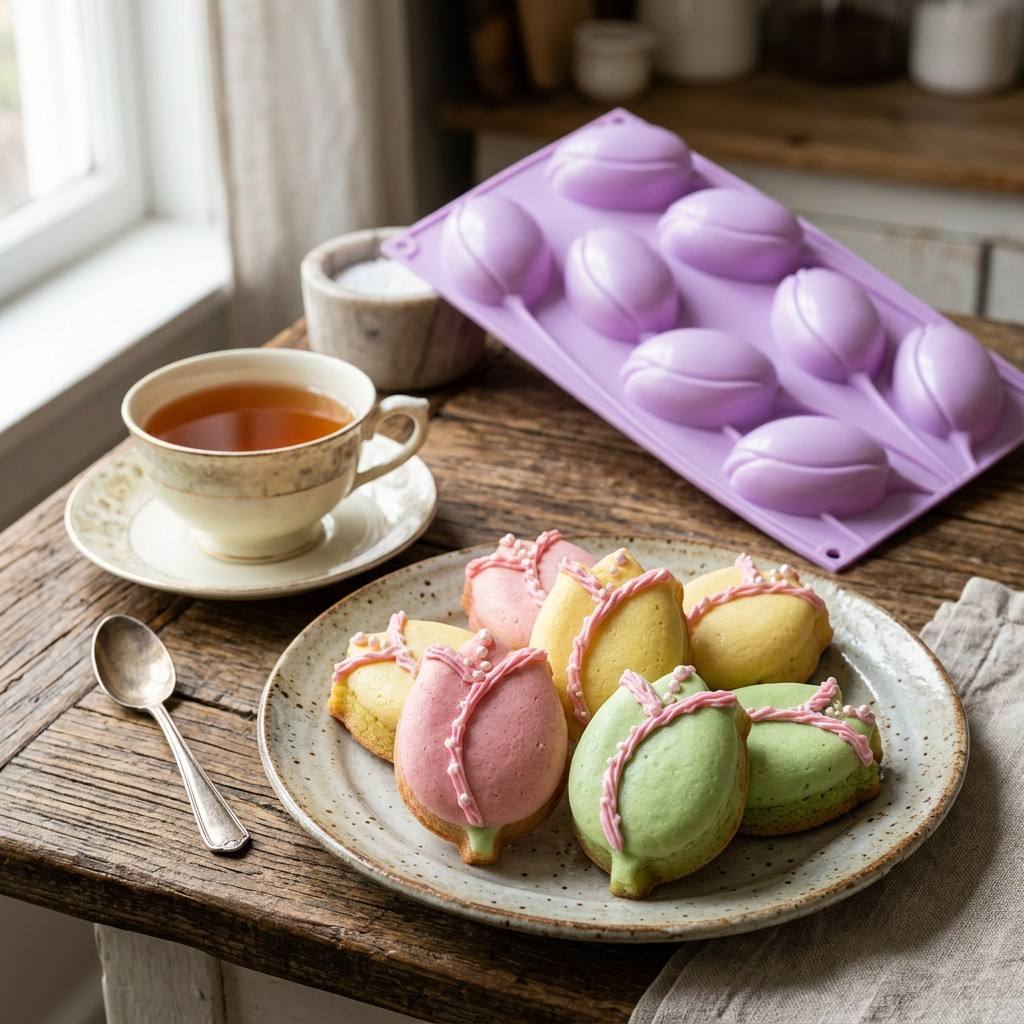 Voedselveilige 8-holtes tulpen - Soap Making Jelly recensie en prijs