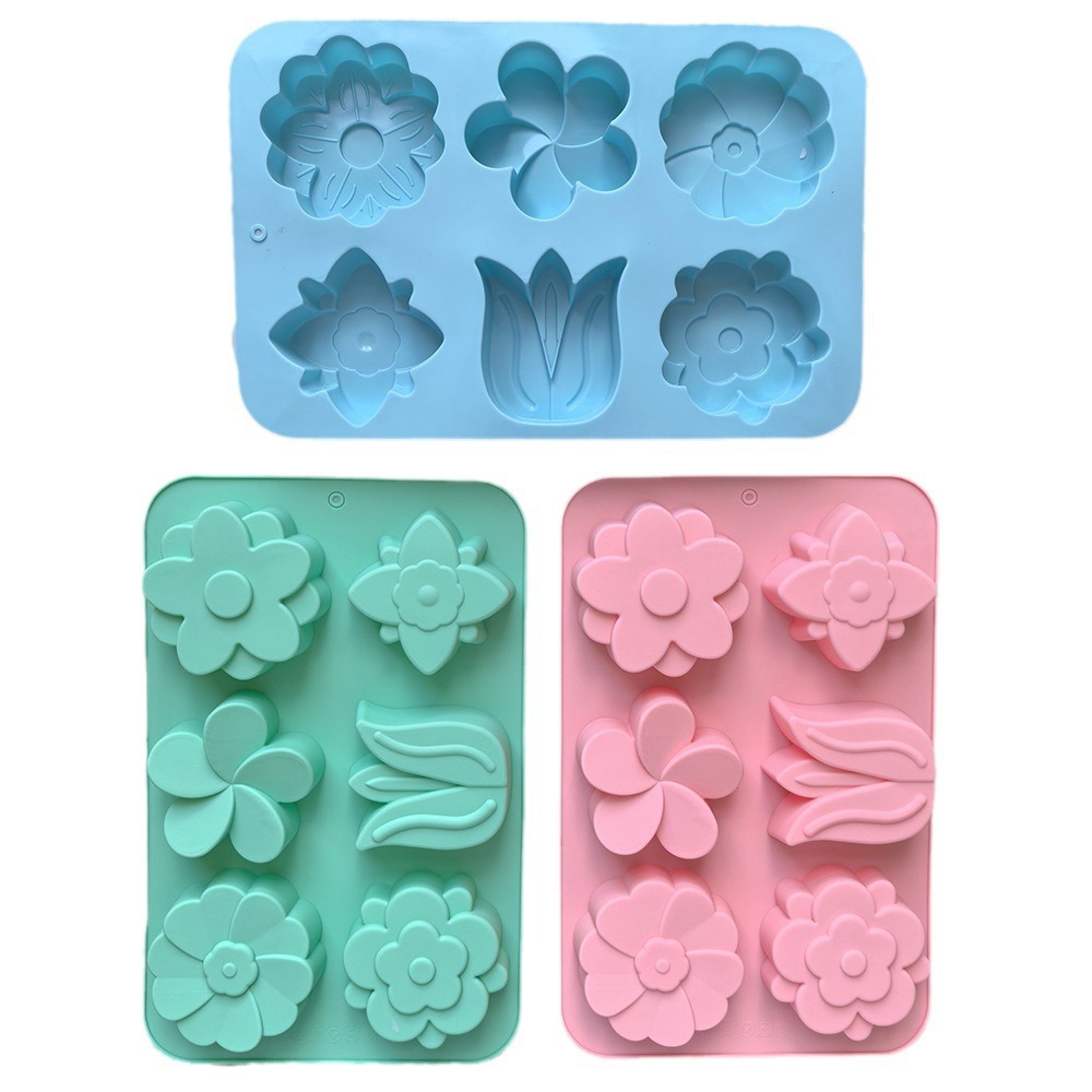 Soorten siliconen bloemvormen, - Soap Making Activity recensie en prijs