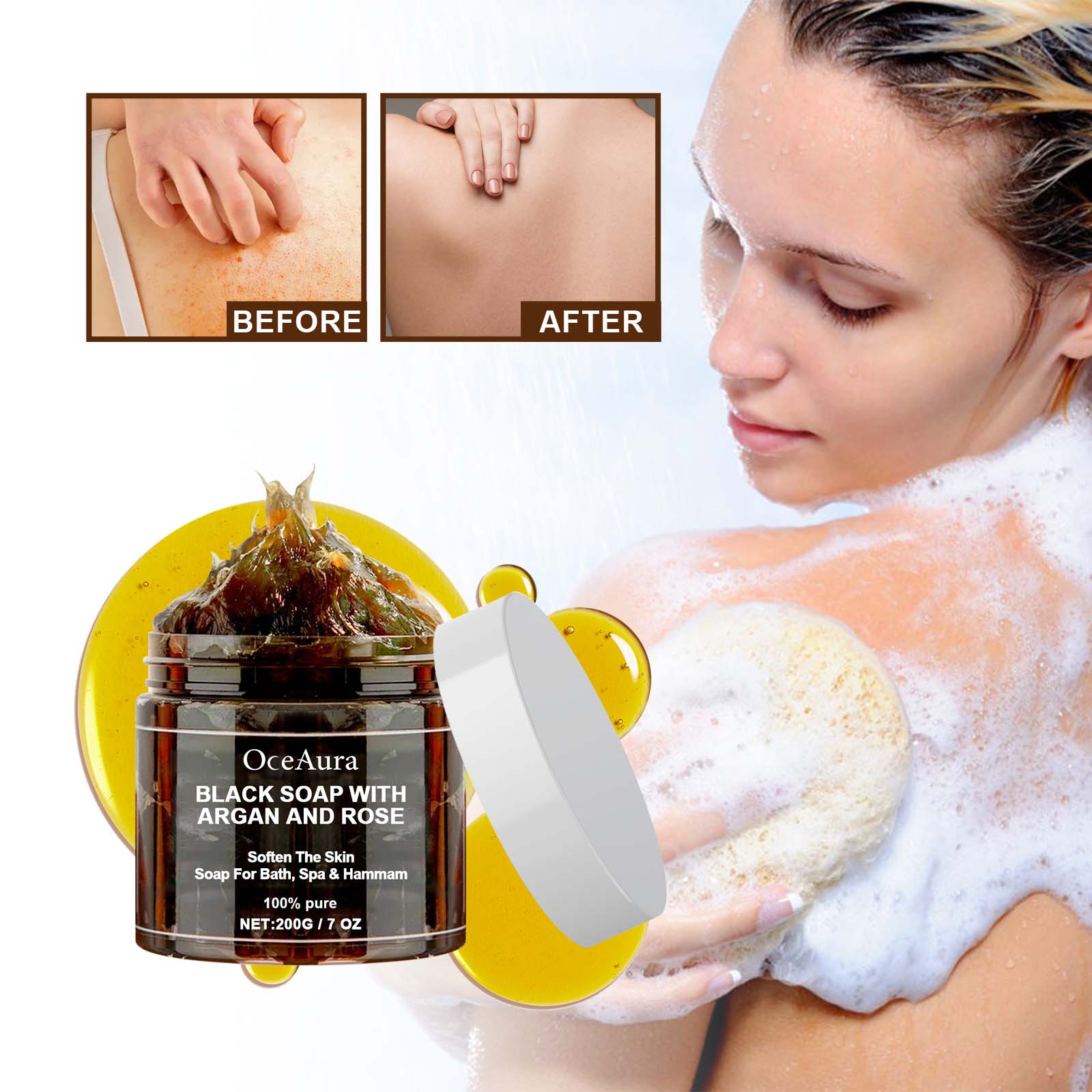 OCEAURA Zwarte Zeep Met Argan  - Soap Making Fragrance Oil recensie en prijs