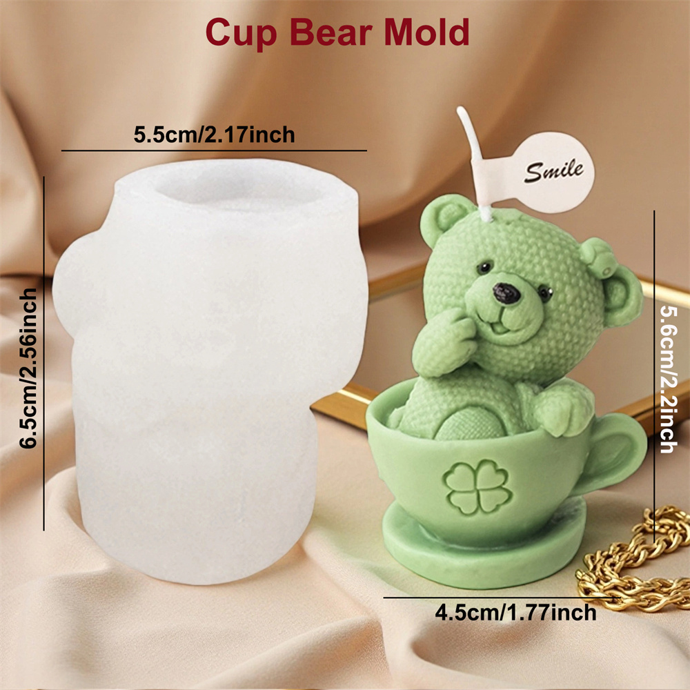 Teddybeer in Cup Siliconen Mal - Soap Making Jug recensie en prijs